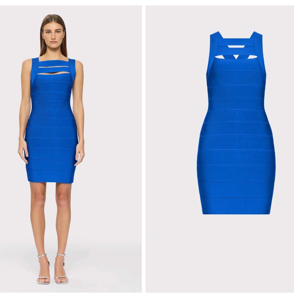 Hervé Léger Strappy Mini Dress Size Small, New, Never worn